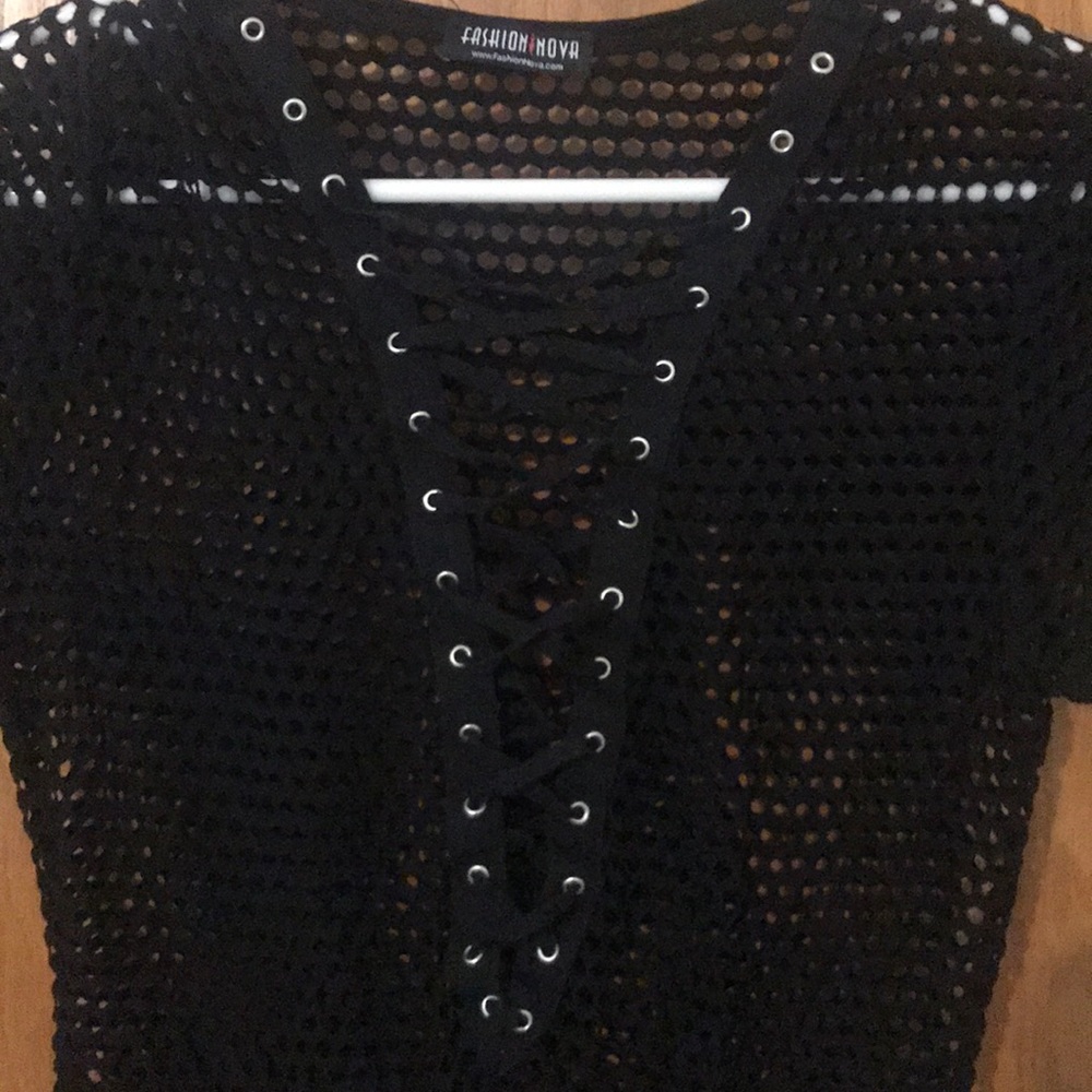 Fishnet leotard - Picture 2 of 3